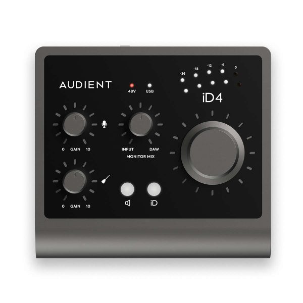 Audient iD4 MKII Interfaz de Audio USB Premium Planet Music Beatnik Chile