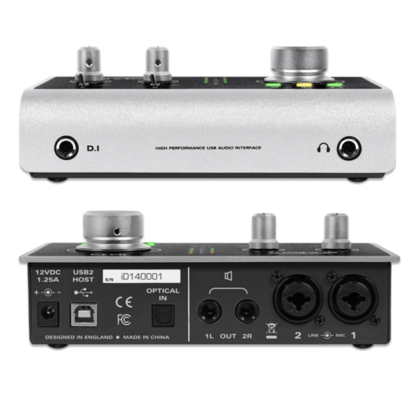 Audient iD14 Interfaz de Audio USB Premium 2x4 Music