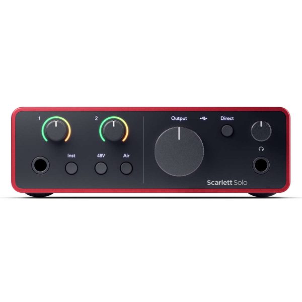 Focusrite Scarlett Solo 4ta Gen Interfaz de Audio USB 2x2 Planet Music Focusrite Scarlett Solo 4ta Gen Interfaz de Audio USB 2x2 Planet Music
