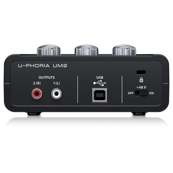 Behringer U-Phoria UM2 Interfaz de Audio USB 2x2 Planet Music Behringer U-Phoria UM2 Interfaz de Audio USB 2x2 Planet Music