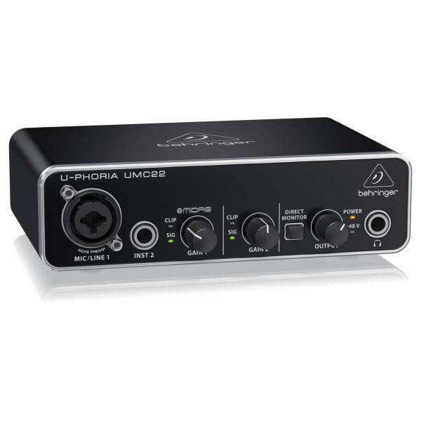 Behringer U-Phoria UMC22 Interfaz de Audio USB 2x2 Planet Music Behringer U-Phoria UMC22 Interfaz de Audio USB 2x2 Planet Music