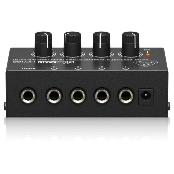 Behringer MicroAmp HA400 Amplificador de Audífonos de 4 Salidas