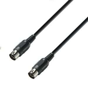 Adam Hall K3MIDI0150BLK Cable MIDI de 1,5 Metros Planet Music Beatnik Chile
