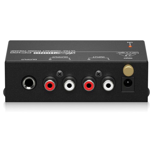 Behringer MicroPHONO PP400 Preamplificador de Phono para Tornamesa Planet Music Behringer MicroPHONO PP400 Preamplificador de Phono para Tornamesa Planet Music