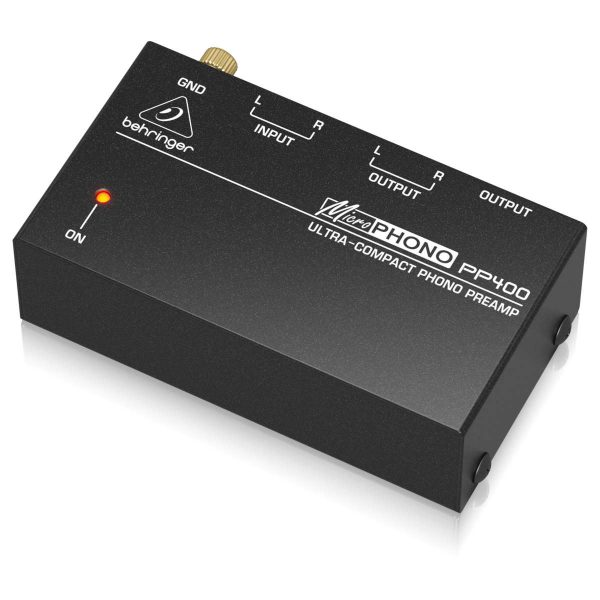 Behringer MicroPHONO PP400 Preamplificador de Phono para Tornamesa Planet Music Behringer MicroPHONO PP400 Preamplificador de Phono para Tornamesa Planet Music