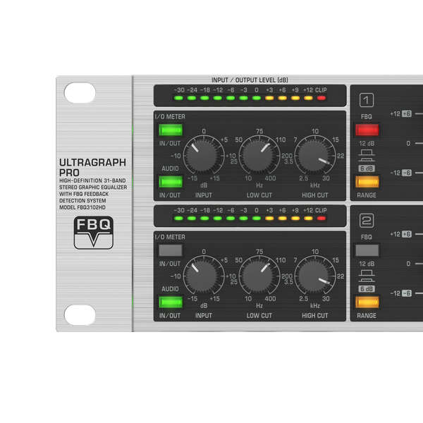 Behringer Ultragraph Pro FBQ3102HD Ecualizador Gráfico Music