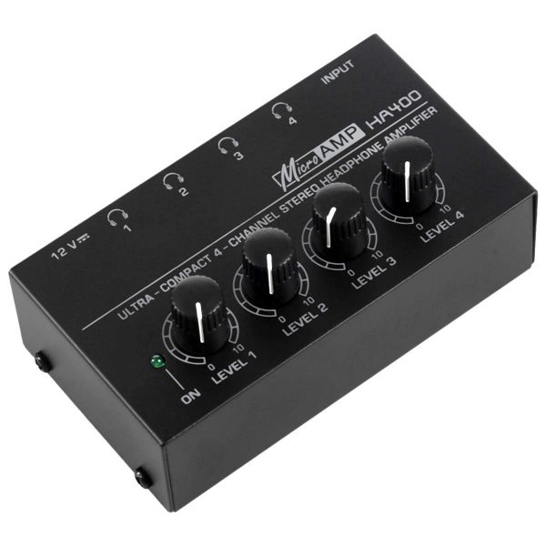 MicroAMP HA400 Amplificador de Audífonos Planet Music MicroAMP HA400 Amplificador de Audífonos Planet Music