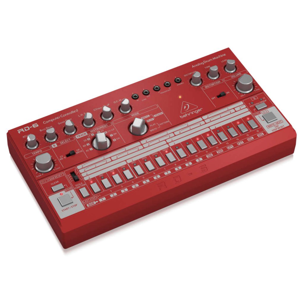 Behringer RD-6-RD - Caja de Ritmos Analógica