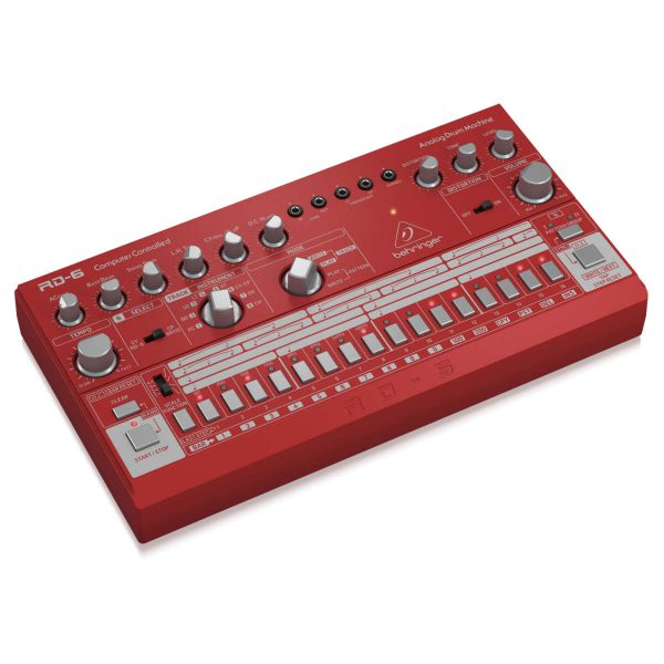 Behringer RD-6-RD Drum Machine Analoga Roja