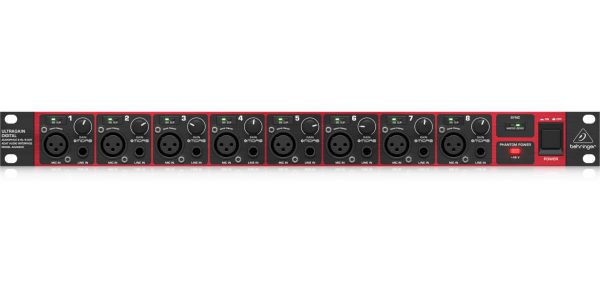 Behringer ADA8200 Interfaz de Audio y Preamplificador de 8 Canales ADAT Planet Music