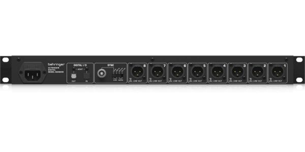 Behringer ADA8200 Interfaz de Audio y Preamplificador de 8 Canales ADAT Planet Music