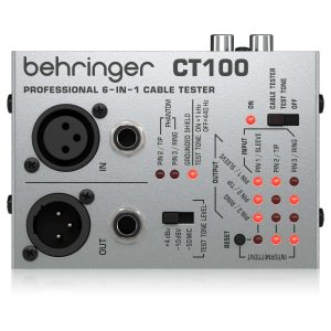 Behringer CT100 Tester de Cable Profesional 6 en 1 Planet Music