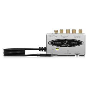 Behringer U-Phono UFO202 Interfaz de Audio con Entrada para Tornamesas Planet Music