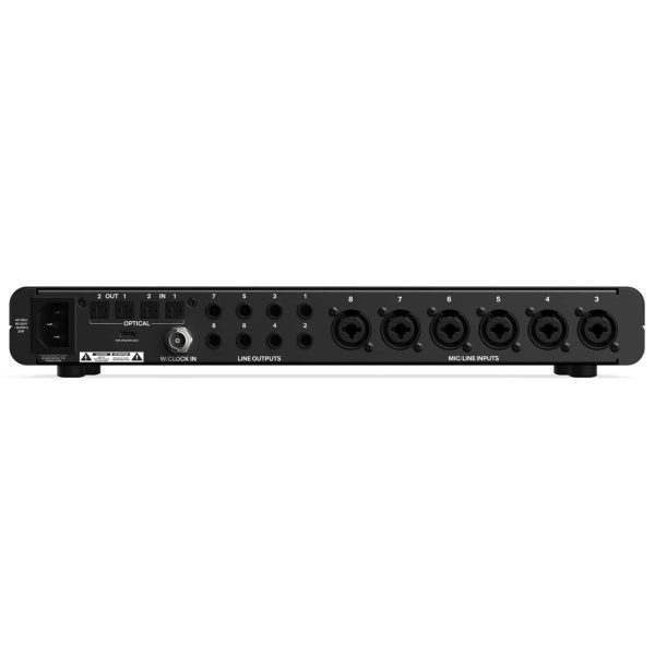 EVO SP8 Preamplificador de Micrófono ADAT de 8 Canales Planet Music EVO SP8 Preamplificador de Micrófono ADAT de 8 Canales Planet Music