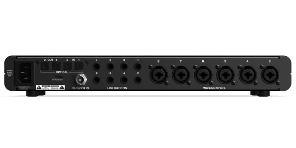 EVO SP8 Preamplificador de Micrófono ADAT de 8 Canales Planet Music EVO SP8 Preamplificador de Micrófono ADAT de 8 Canales Planet Music