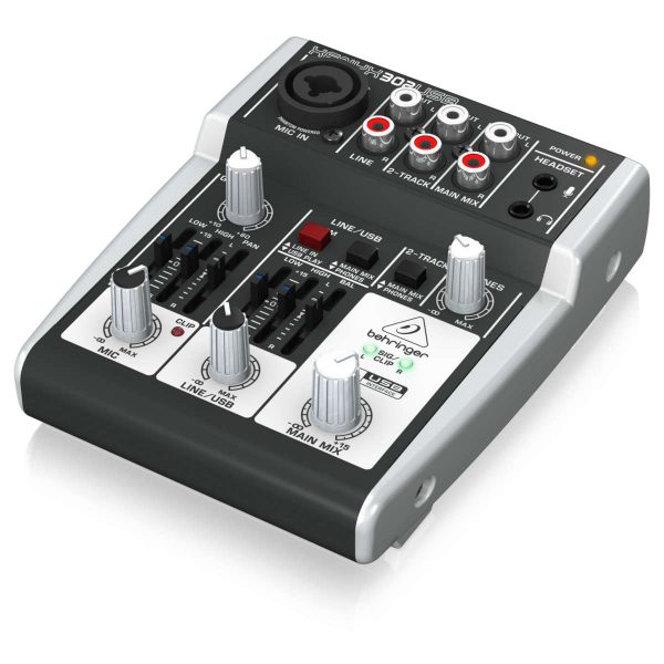 Behringer 302USB - Mixer USB con Interfaz de Audio Planet Music