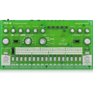 Behringer RD-6-LM Drum Machine Analoga Verde Planet Music