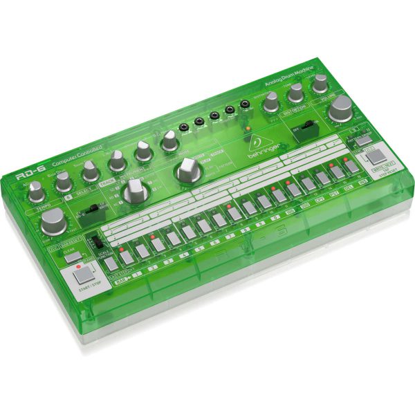 Behringer RD-6-LM Drum Machine Analoga Verde Planet Music Behringer RD-6-LM Drum Machine Analoga Verde Planet Music