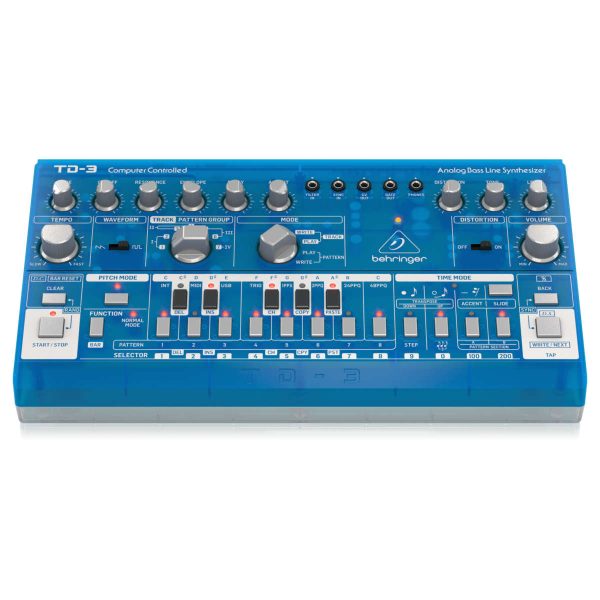 Behringer TD-3-BB Sintetizador Análogo de Linea de Bajo con Secuenciador Planet Music