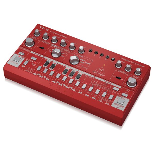 Behringer TD-3-RD Sintetizador Análogo de Linea de Bajo con Secuenciador Planet Music