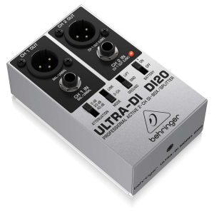 Behringer DI20 Caja Directa Activa Splitter de 2 Canales Planet Music
