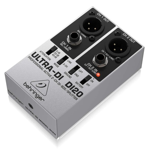 Behringer DI20 Caja Directa Activa Splitter de 2 Canales Planet Music