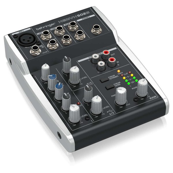 Behringer Xenyx 502S Mixer USB con Interfaz de Audio Planet Music