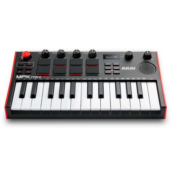 AKAI Professional MPK Mini Play MK3 Controlador MIDI de 25 Teclas con Sonidos Integrados y Parlante Planet Music AKAI Professional MPK Mini Play MK3 Controlador MIDI de 25 Teclas con Sonidos Integrados y Parlante Planet Music