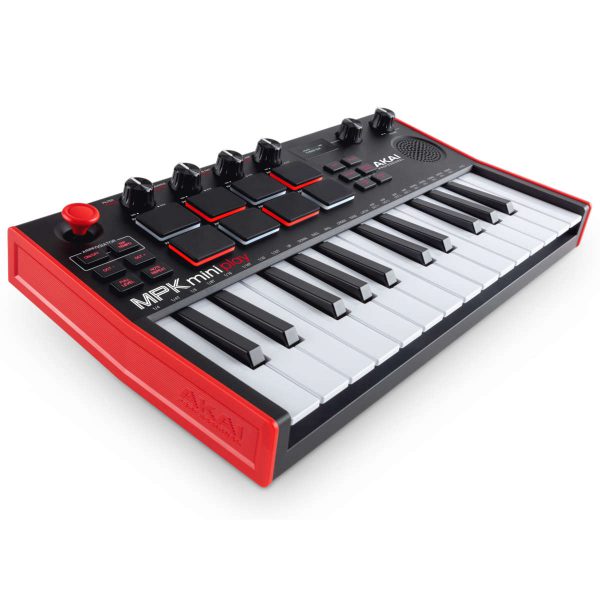 AKAI Professional MPK Mini Play MK3 Controlador MIDI de 25 Teclas con Sonidos Integrados y Parlante Planet Music AKAI Professional MPK Mini Play MK3 Controlador MIDI de 25 Teclas con Sonidos Integrados y Parlante Planet Music