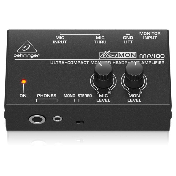 Behringer MA400 Amplificador de Audífonos con Monitoreo Planet Music Behringer MA400 Amplificador de Audífonos con Monitoreo Planet Music
