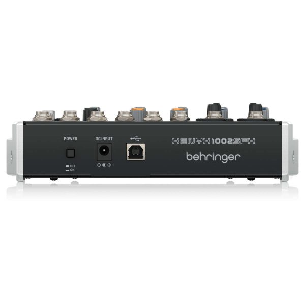 Behringer Xenyx 1002SFX Mixer Anàlogo con Interfaz de Audio USB y FX