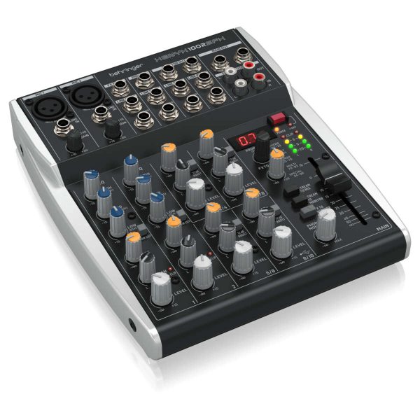 Behringer Xenyx 1002SFX Mixer Anàlogo con Interfaz de Audio USB y FX