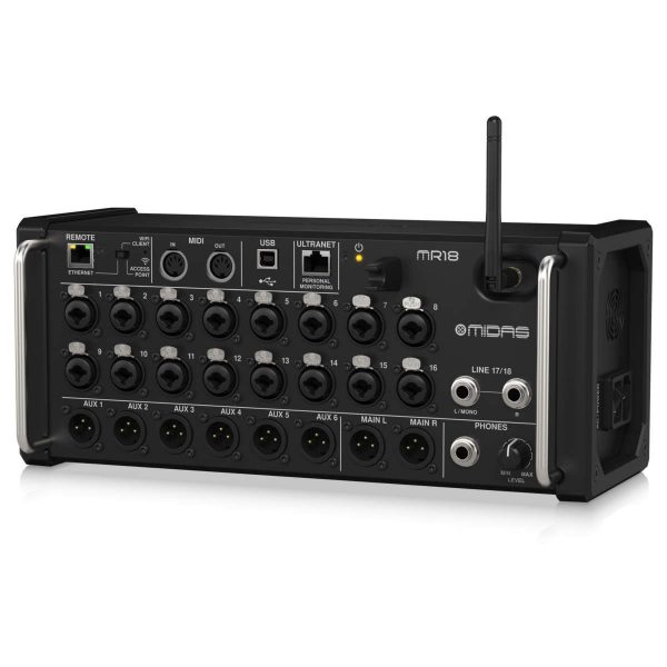 Midas MR18 Consola Digital de Rack Planet Music Midas MR18 Consola Digital de Rack Planet Music