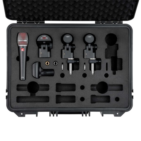 sE Electronics V Pack Venue Kit de Micrófonos de Batería con Case Planet Music