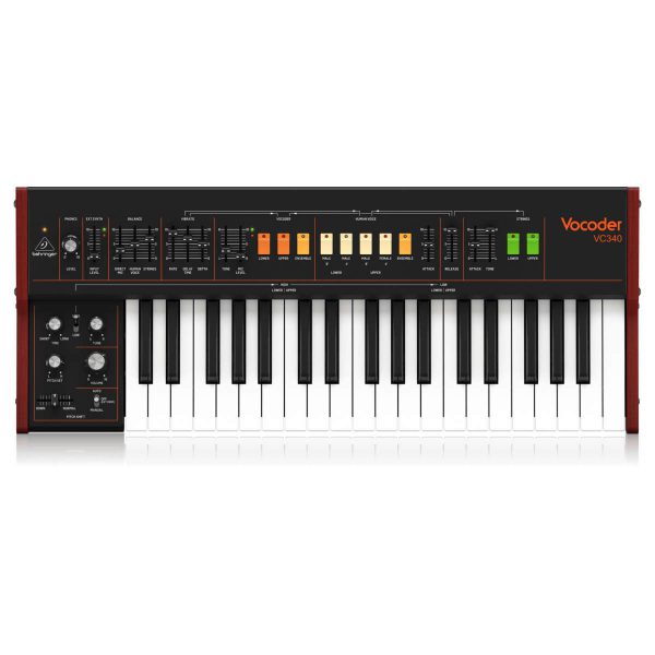 Behringer Vocoder VC340 Sintetizador Análogo Vocoder de 37 Teclas Planet Music Behringer Vocoder VC340 Sintetizador Análogo Vocoder de 37 Teclas Planet Music
