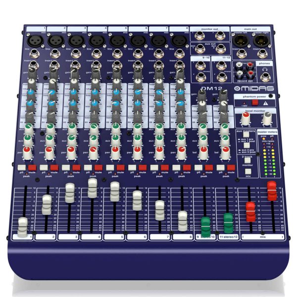 Midas DM12 Consola Mezcladora Análoga de 12 Canales Planet Music