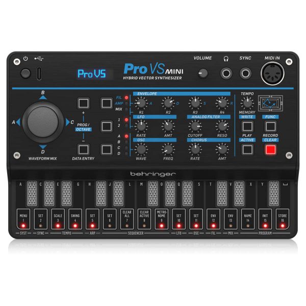 Behringer Pro VS Mini Sintetizador Híbrido de 4 Voces Planet Music Behringer Pro VS Mini Sintetizador Híbrido de 4 Voces Planet Music