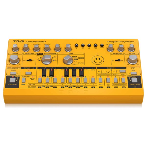 Behringer TD-3-AM Sintetizador Análogo de Linea de Bajo con Secuenciador Planet Music