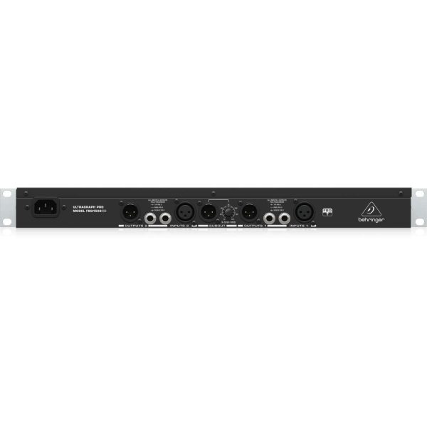 Behringer UltraGraph Pro FBQ1502HD Ecualizador Gráfico Stereo de 15 Bandas con Sistema de Detección de Acoples Planet Music