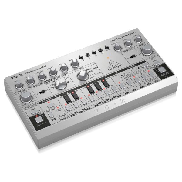 Behringer TD-3-SR Sintetizador Análogo de Linea de Bajo con Secuenciador Planet Music Behringer TD-3-SR Sintetizador Análogo de Linea de Bajo con Secuenciador Planet Music