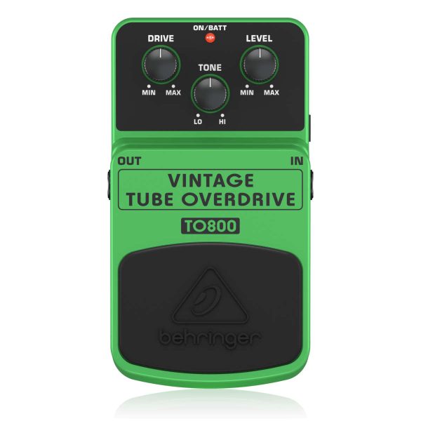 Behringer Vintage Tube Overdrive TO800 Pedal de Efecto Planet Music