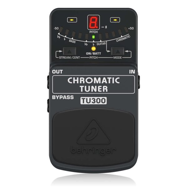 Behringer Chromatic Tuner TU300 Pedal Afinador Planet Music Behringer Chromatic Tuner TU300 Pedal Afinador Planet Music