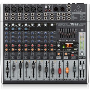 Behringer X1222USB Mixer Analógo con Interfaz USB y FX Planet Music