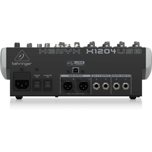 Behringer Xenyx X1204USB Mixer Analógo con Interfaz USB y FX Planet Music Behringer Xenyx X1204USB Mixer Analógo con Interfaz USB y FX Planet Music
