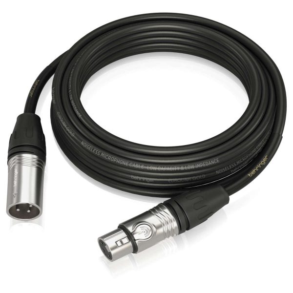Behringer Eurolink Gold GMC-1000 Cable de Micrófono Balanceado XLR a XLR de 10 Metros Planet Music Behringer Eurolink Gold GMC-1000 Cable de Micrófono Balanceado XLR a XLR de 10 Metros Planet Music