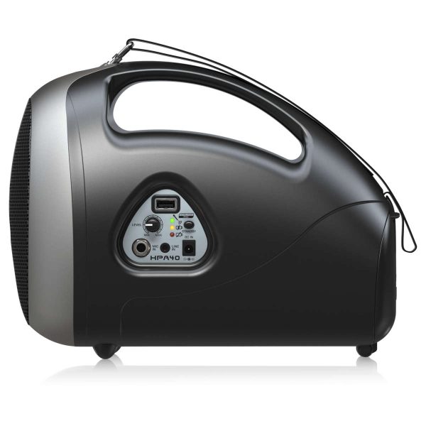 Behringer Europort HPA40 Caja Acústica Activa Portable con Micrófono y Batería Recargable Planet Music