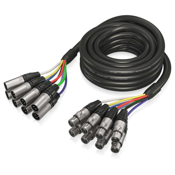 Behringer GMX-500 Multipar de 8 Lineas de 5 Metros Planet Music Behringer GMX-500 Multipar de 8 Lineas de 5 Metros Planet Music