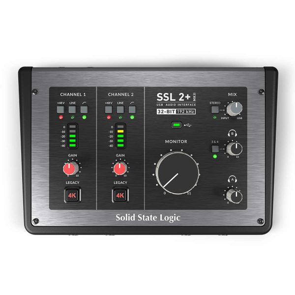 Solid State Logic SSL 2+ MK2 Interfaz de Audio USB Planet Music Solid State Logic SSL 2+ MK2 Interfaz de Audio USB Planet Music