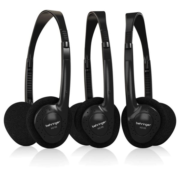 Behringer HO 66 Pack de 3 Audífonos Planet Music Behringer HO 66 Pack de 3 Audífonos Planet Music