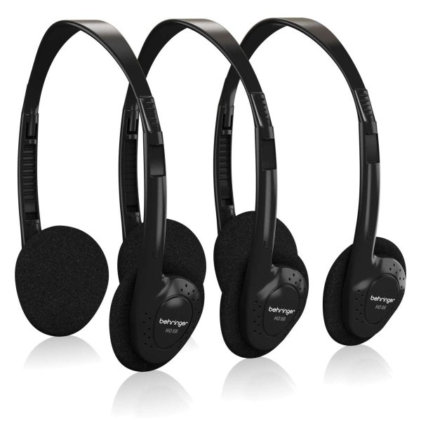 Behringer HO 66 Pack de 3 Audífonos Planet Music Behringer HO 66 Pack de 3 Audífonos Planet Music